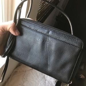 Fossil Black stylish crossbody purse